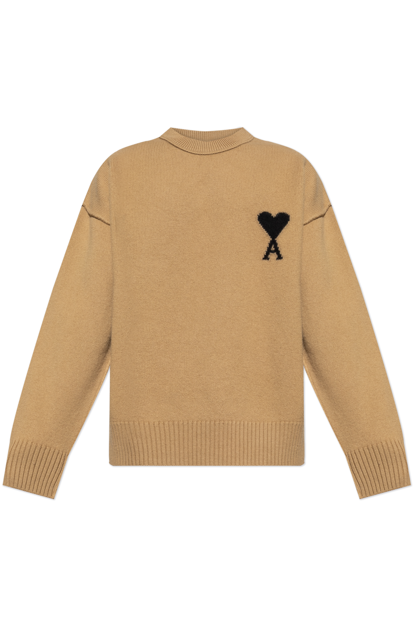 Beige Wool sweater Ami Alexandre Mattiussi - Vitkac AS